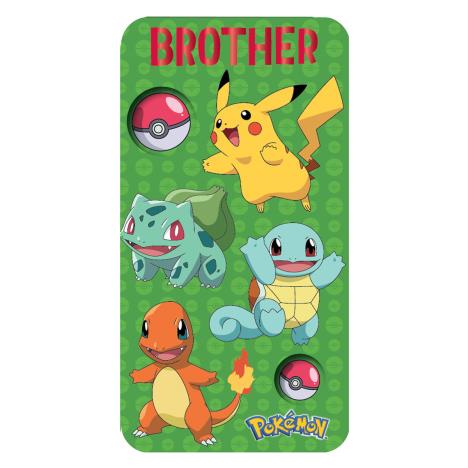Brother Pokemon Birthday Card £1.99